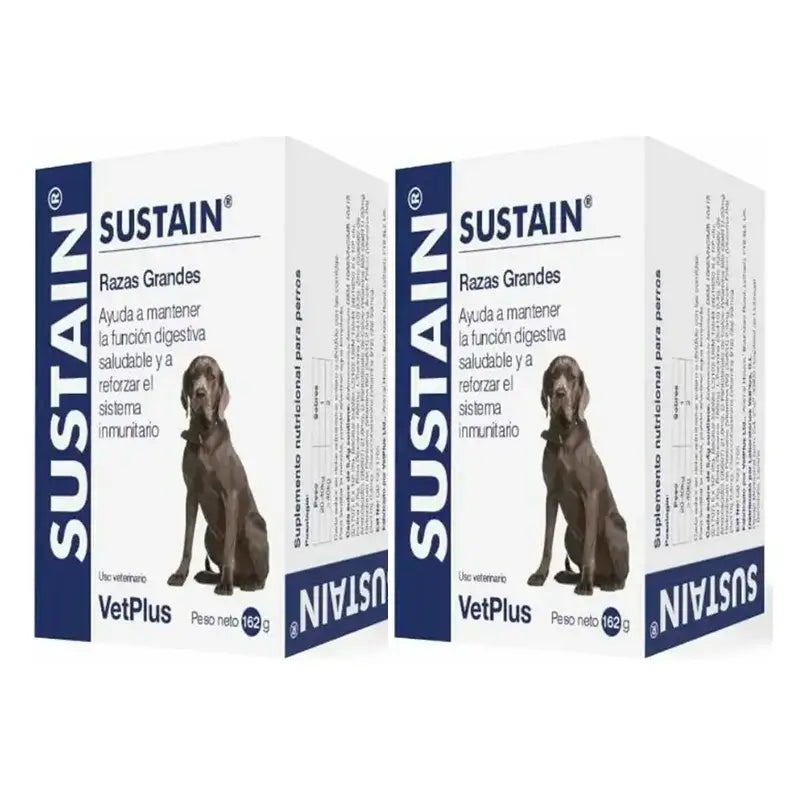 Sustain Große Hunderassen, Packung 2 x 30 Portionen