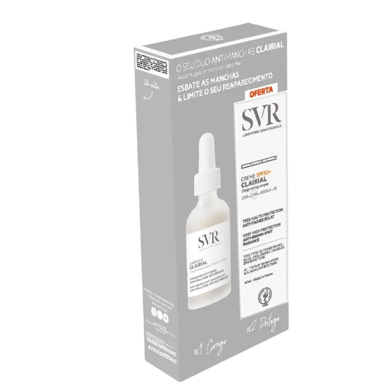Svr Ampulle Clairial, 30 Ml + Creme Spf50+, 40 Ml
