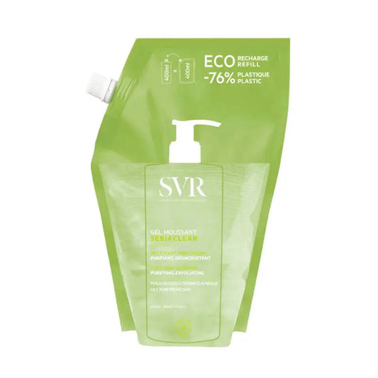 SVR Sebiaclear Gel Moussant Eco Refill 400 ml