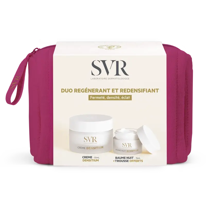 Svr Kulturbeutel Creme Densitium 50 Ml + Baume Nuit Densitium 15 Ml, 65 ml