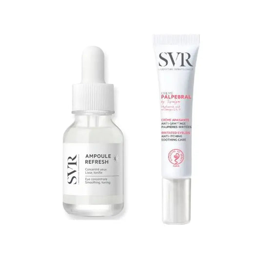 Svr Pack Refresh Ampulle Eye Contour 15 Ml + Topialyse Augenlidcreme 15 Ml
