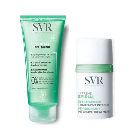 Svr Pack Spirial Deodorant Duschgel 200 Ml + Spirial Extreme Deodorant 20 Ml