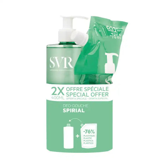 Svr Spirial Deo Douche Gel + Nachfüllung, 400 ml