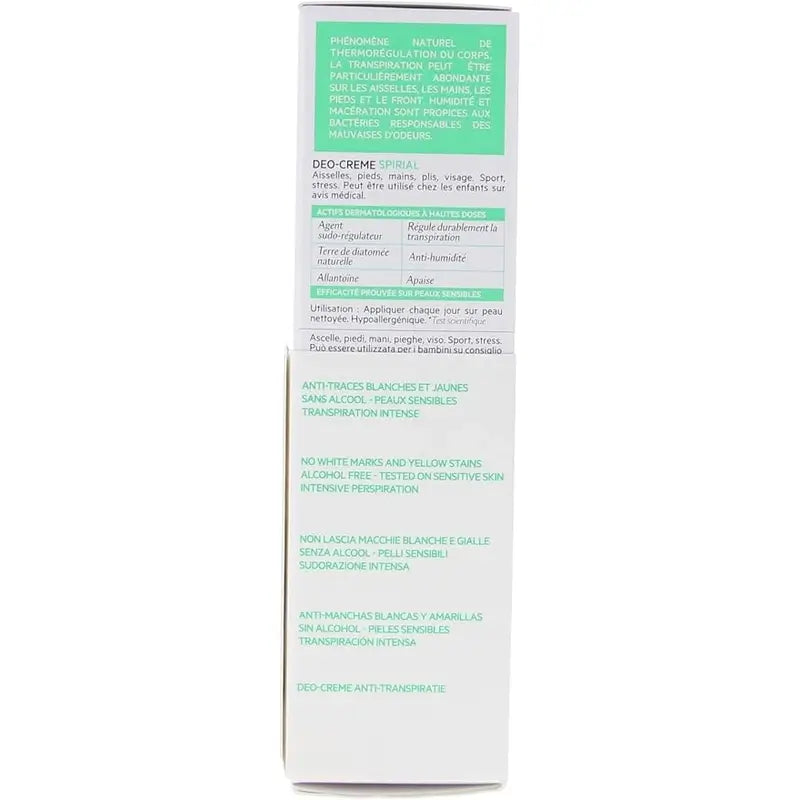 SVR Spirial Duo Deo-Creme Anti-Transpirant 48h, 2x50 ml