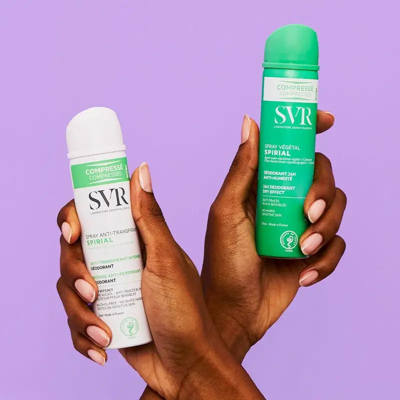 SVR Spirial Vegetal Deodorant Antitranspirant Spray, 75 ml