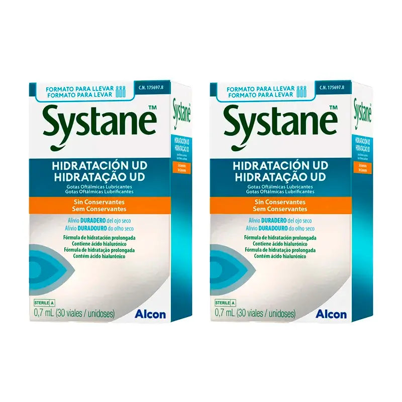 Systane Feuchtigkeitsspendende Sie, Pack 2 X 30 Niesen