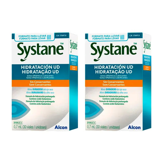 Systane Feuchtigkeitsspendende Sie, Pack 2 X 30 Niesen