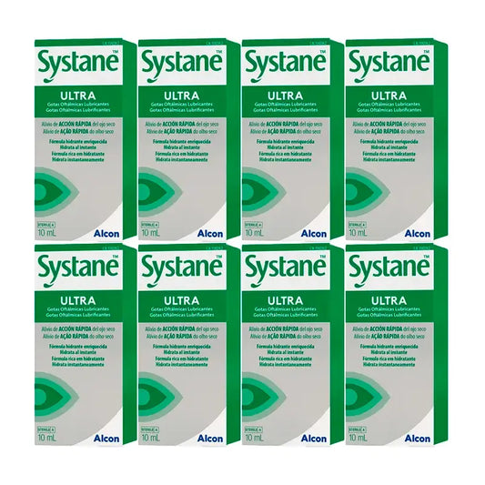Systane Ultra Lubricant Augentropfen, Packung 8 x 10 ml