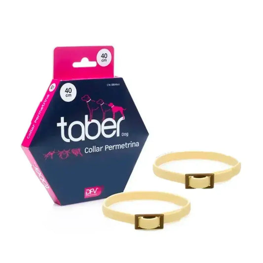 Taberdog Permethrin Halsband, Pack 2 x 40Cm