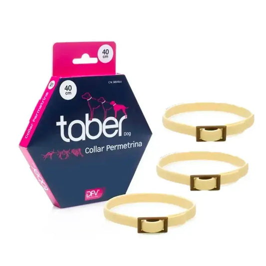 Taberdog Permethrin Halsband, Pack 3 x 40Cm