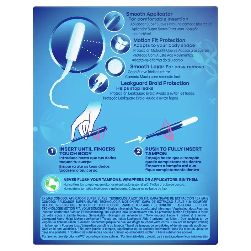 Tampax Pearl Super Tampons mit Applikator, 24 Stück