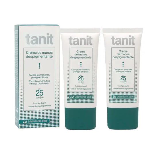 Tanit Duplo Depigmentierende Handcreme Spf 25