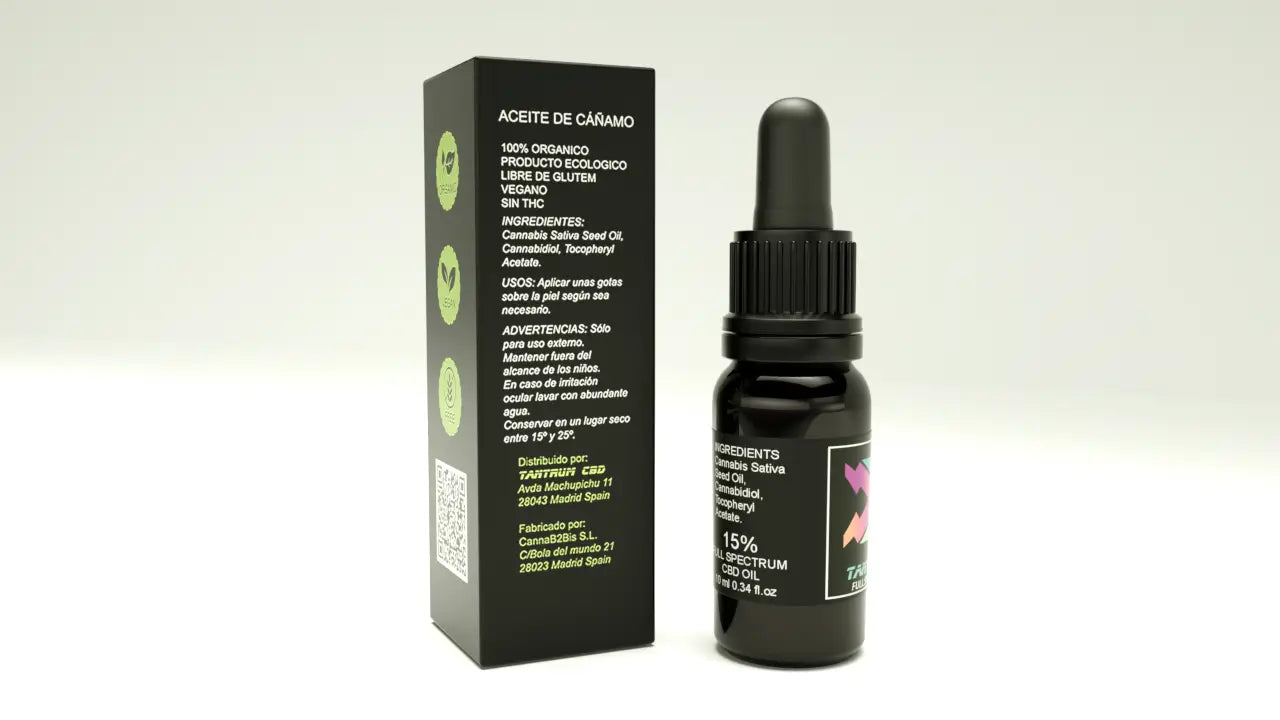 Tantrum Vollspektrum CBD Öl 15% Hso, 10 ml