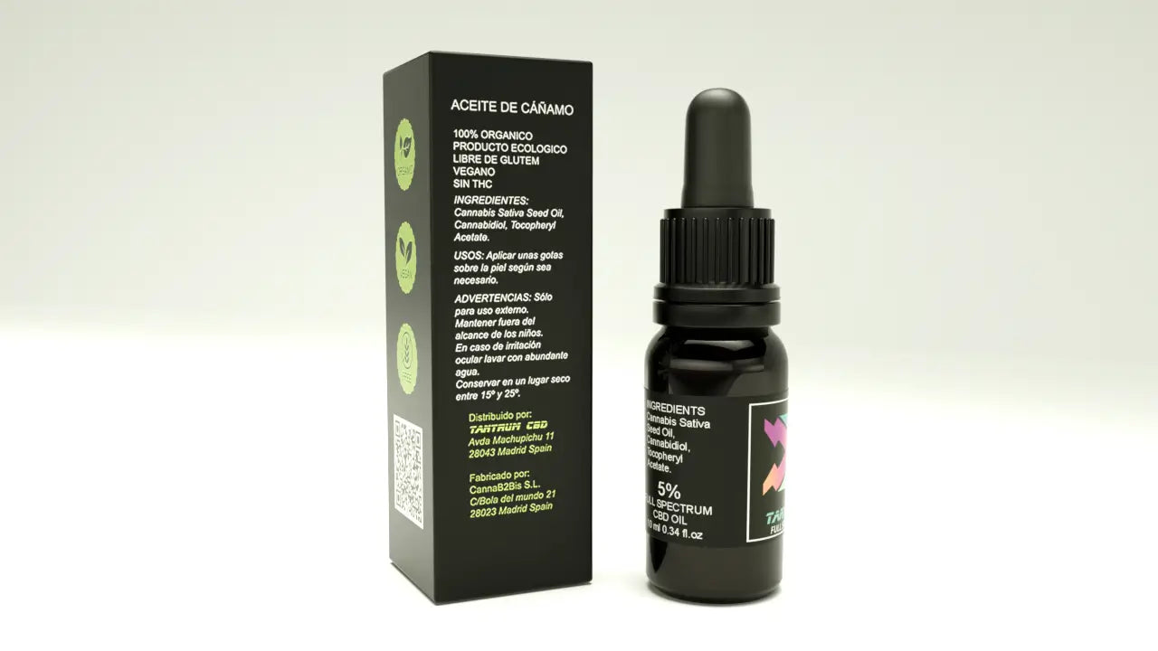 Tantrum Vollspektrum CBD Öl 5% Hso, 10 ml