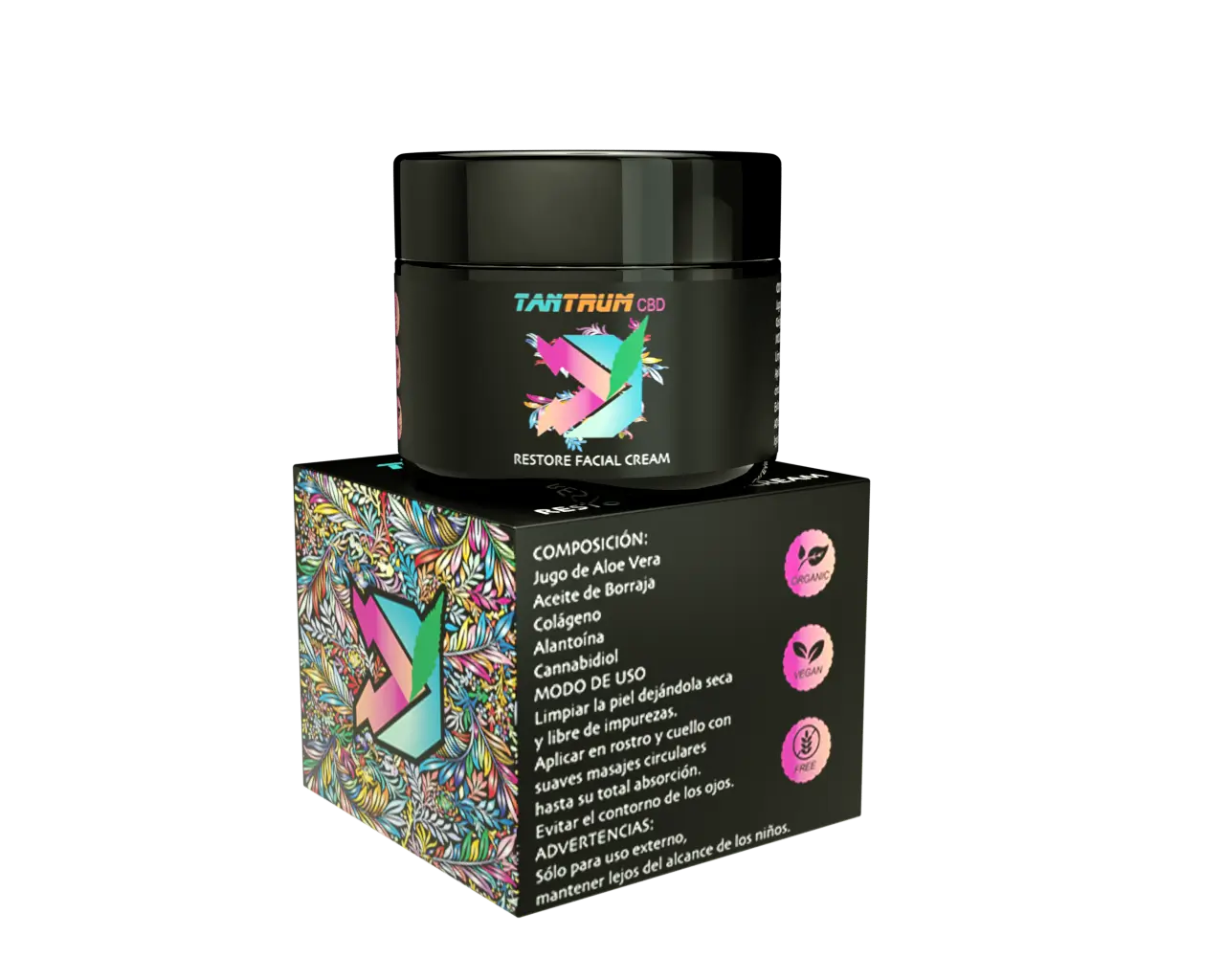 Tantrum Gesichtscreme Restore mit CBD , 50 ml