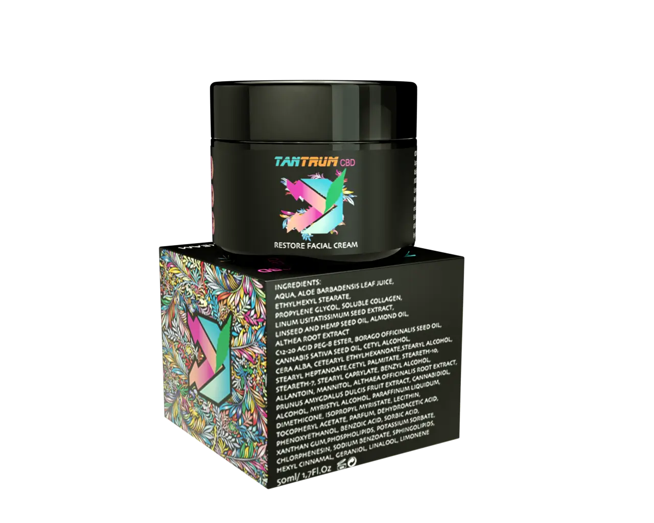 Tantrum Gesichtscreme Restore mit CBD , 50 ml