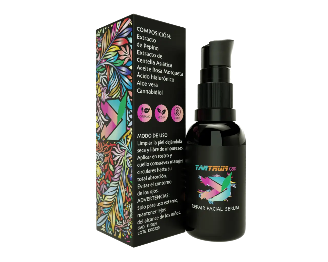 Tantrum Facial Repair Serum mit CBD , 30 ml