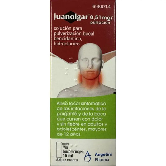 Juanolgar 0,51 Mg/Pulslösung zum Einsprühen, 15ml
