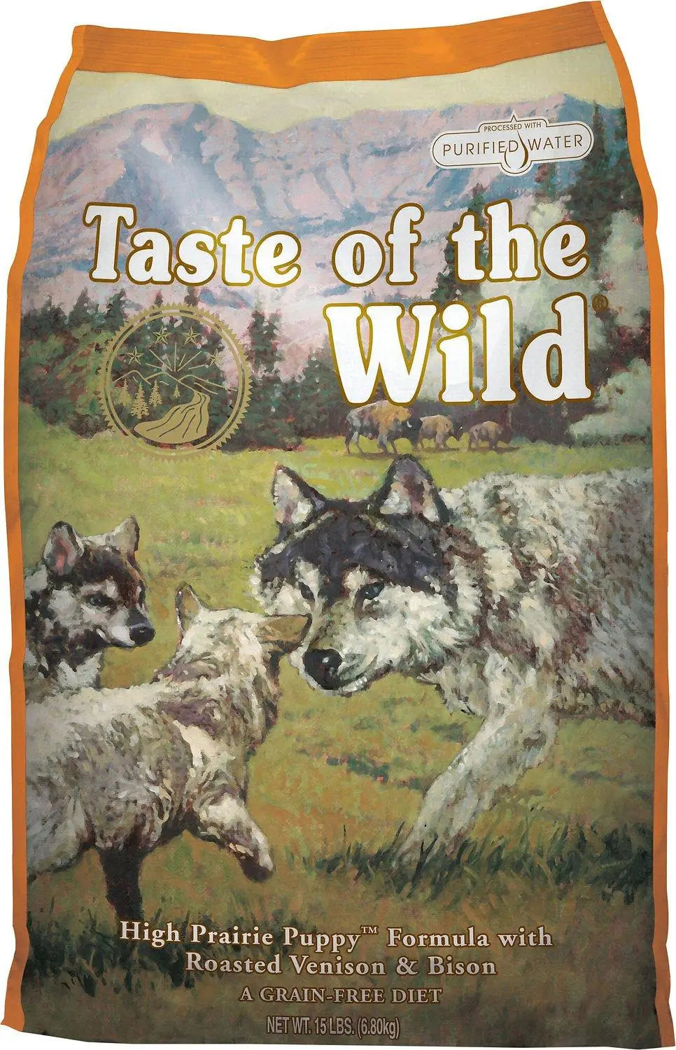 Taste Canine Puppy High Prairie Bison 2Kg dog food for dogs