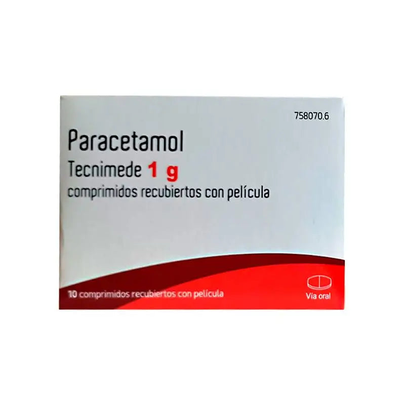 Tecnimede Paracetamol 1 g, 10 Filmtabletten