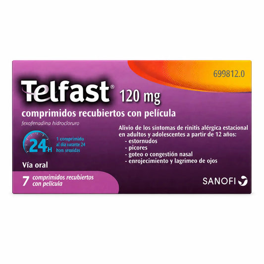 Telfast 120 mg, 7 Tabletten