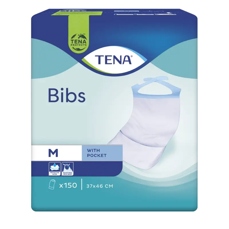Tena Lätzchen Größe M, 150 Stück