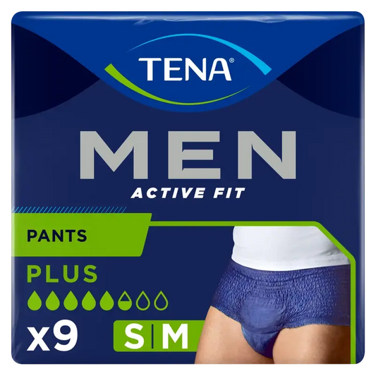Tena Men Pants Active Größe S-M, 9 Stück.