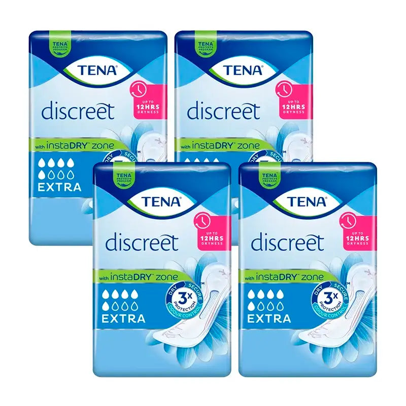 TENA Discreet Pack Extra Id, 4 x 20 Stück.