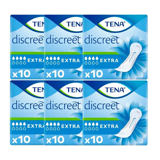 Tena Pack Discreet Extra Id, 6 x 10 Stück.