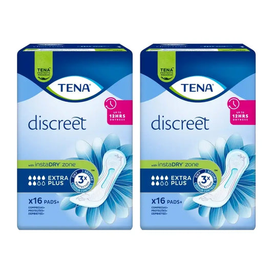 Tena Pack Discreet Extra Plus, 2 x 16 Einheiten