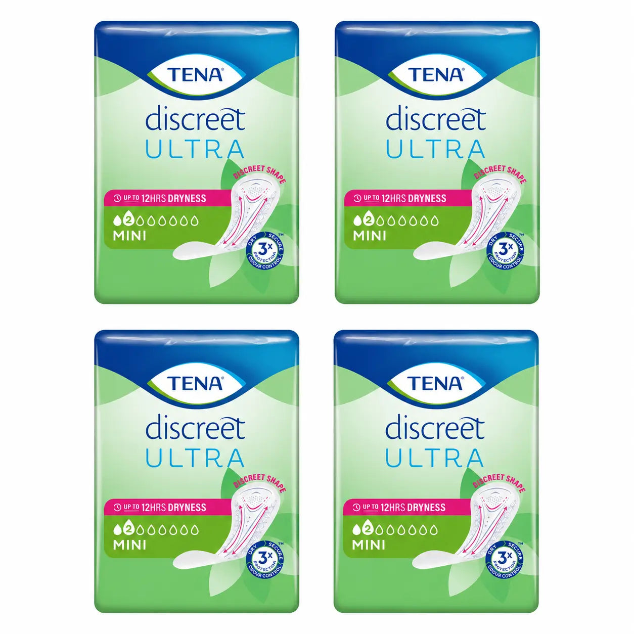 TENA Discreet Mini Pack, 4 x 20 Stück.