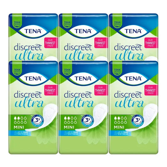 TENA Discreet Mini Pack, 6 x 20 Stück.
