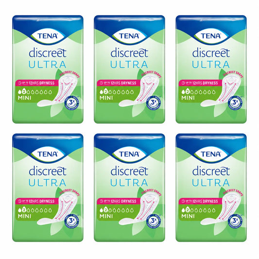 TENA Discreet Mini Pack, 6 x 20 Stück.