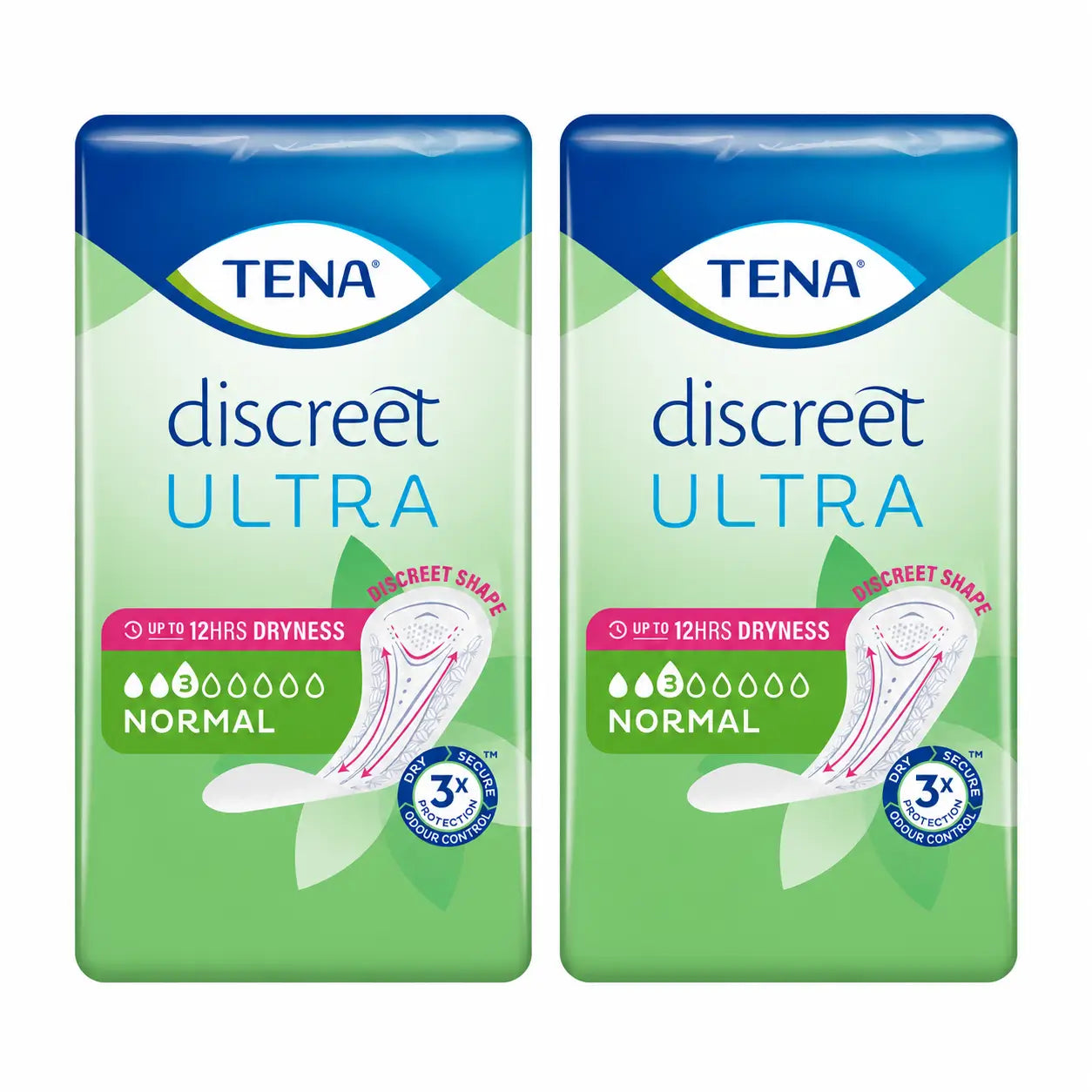 Tena Pack Discreet Normal Ultra, 2 X 16 Einheiten
