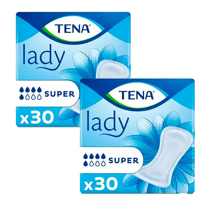 Tena Pack Lady Super, 2 x 30 Einheiten
