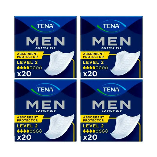 Tena Pack Männer Stufe 2, 4 x 20 Einheiten