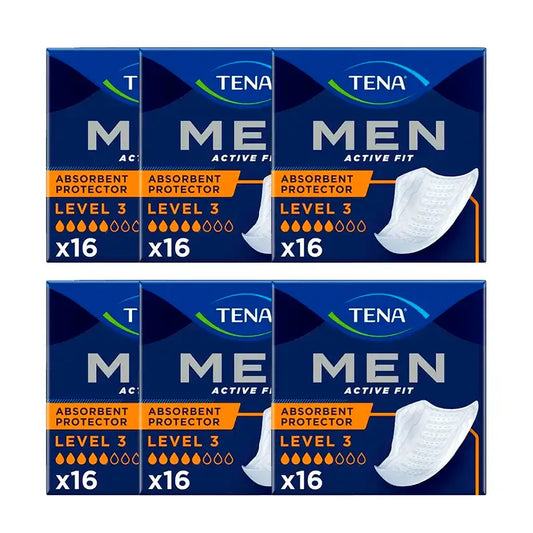 Tena Men Stufe 3, Packung 6x16 Einheiten
