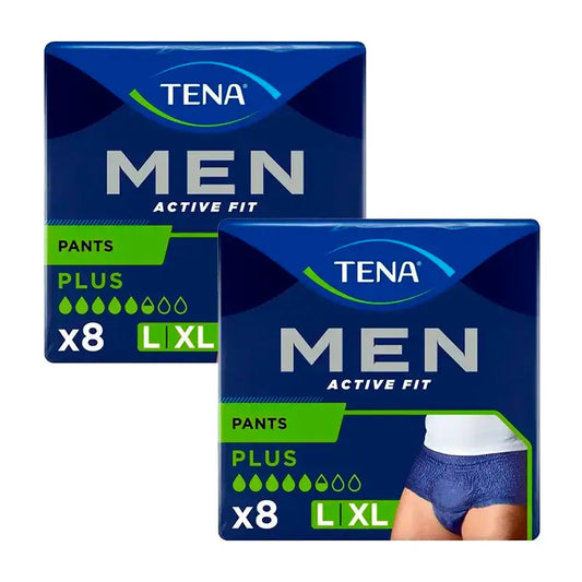 Tena Pack Herrenhosen Aktiv Größe L-XL, 2 X 8 Stück