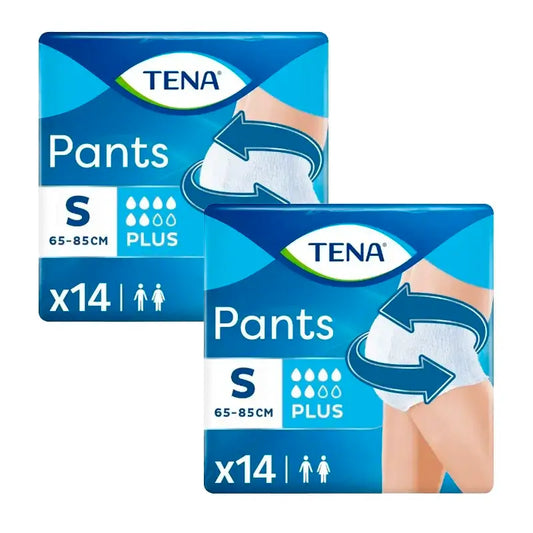 Tena Pack Pants Plus Size S, 2 X 14 St.