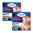 Tena Pack Silhouette Weiß Niedrige Taille Größe M, 2 X 12 Einheiten