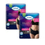 Tena Pack Silhouette Creme Plus Hohe Taille Größe M, 2 X 9 Stück