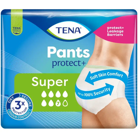 Tena Pants Absorbent Inkontinenz Absorbierende Pants Light Urine Super Large Size, 12 Stück