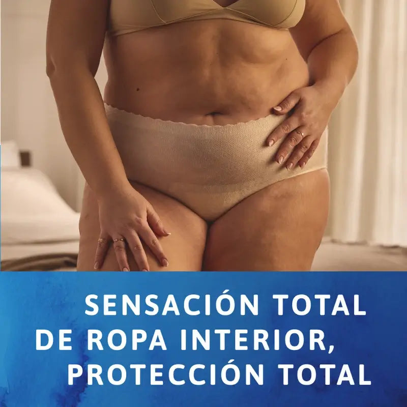 Tena Silhouette Creme Plus Hohe Taille Größe M, 9 Stück