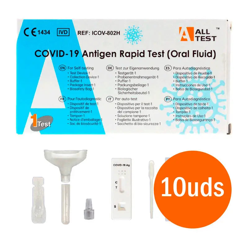 Covid-19 Speichel-Antigen-Schnelltest - 10 Einheiten - Alle Tests