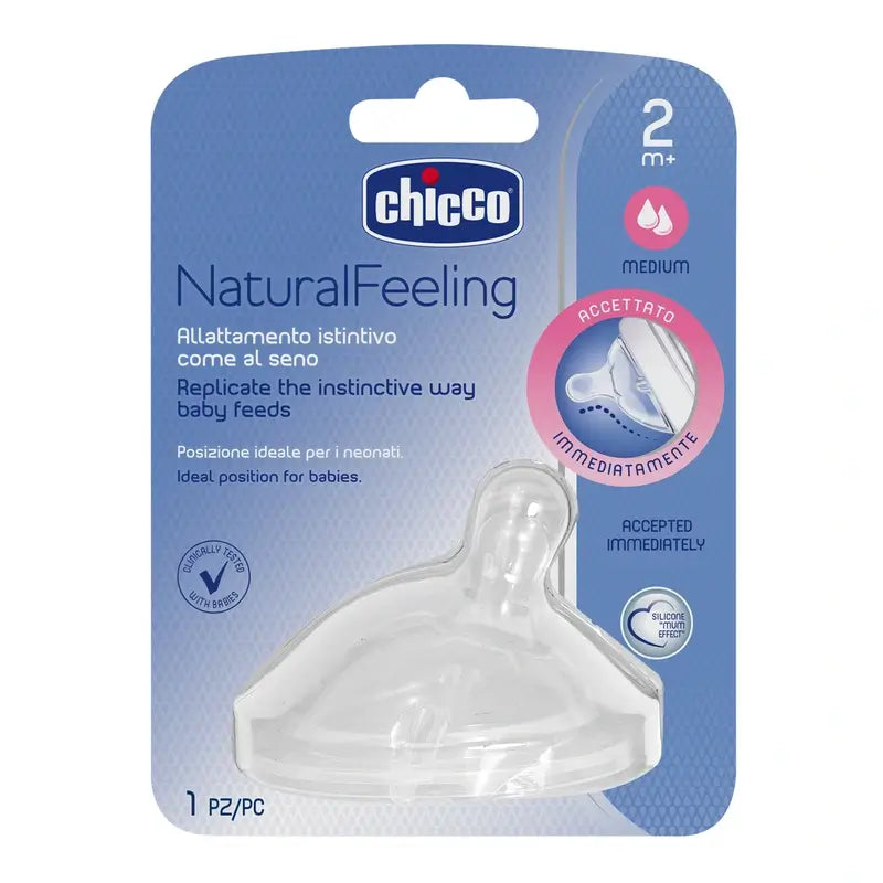 Chicco Naturalfeeling Sauger Medium Flow Sauger 1 Einheit 2M+