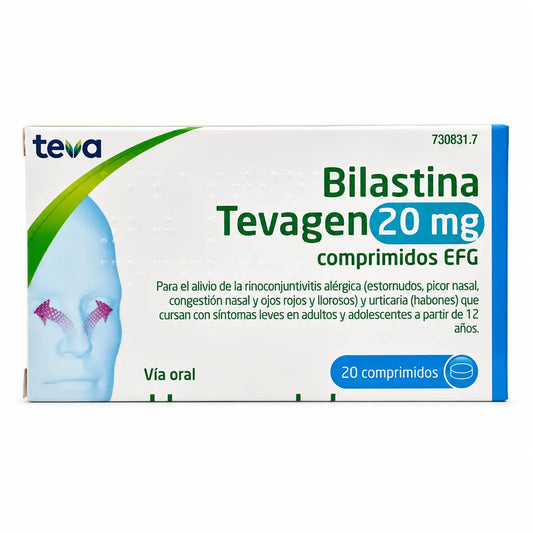 Bilastin Tevagen 20 Mg Efg, 20 Tabletten