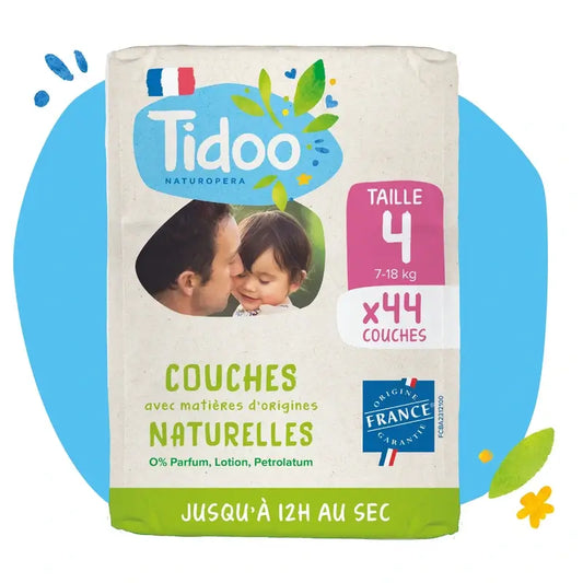 Tidoo Windeln Größe 4 7/18 Kg Eco , 44 Stück