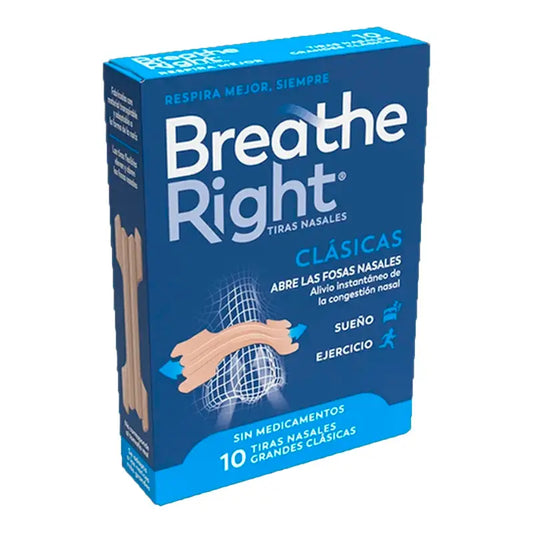 Breathe Right Nasal Strips Groß 10 Stück