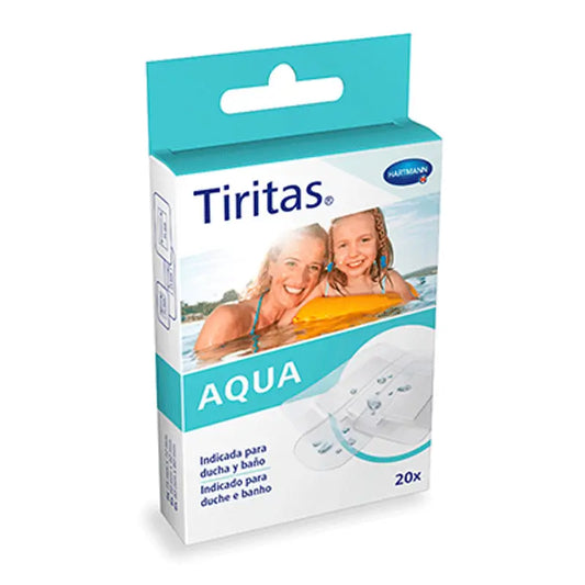 Aqua Band-Aids Assortment 3 Sizes 20 pcs.