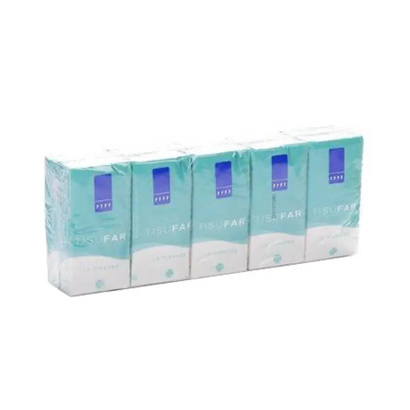Tisufar Pocket Handkerchiefs 3 Layers 10X10 units